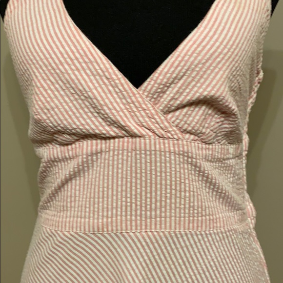Striped halter dress - Picture 2 of 5